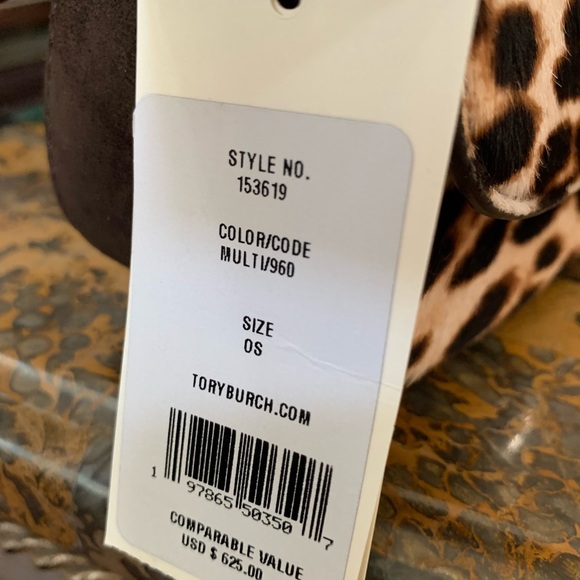 Tory Burch Britten Convertible Brown Leopard Shoulder Bag - Picture 6 of 11